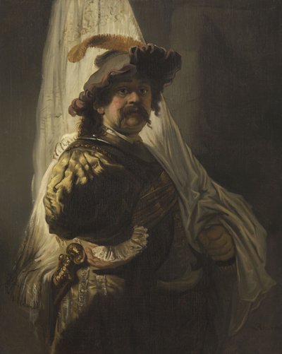 The Flag Bearer by Rembrandt van Rijn